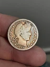 1915- P Barber Quarter (Toning)