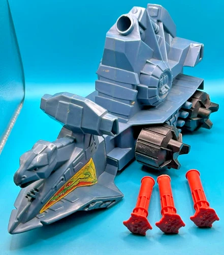 Original Vintage 1981 Mattel Masters of the Universe Battle Ram w All 3 Missiles