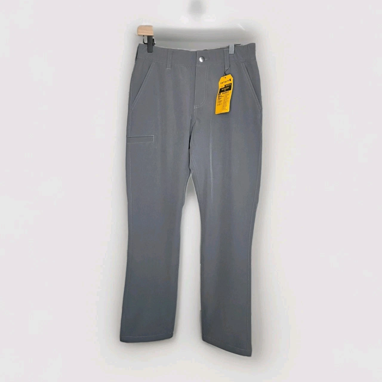 Carhartt Force Flex Sun Defender Men Small Gray Relaxed Fit Active Gorpcore