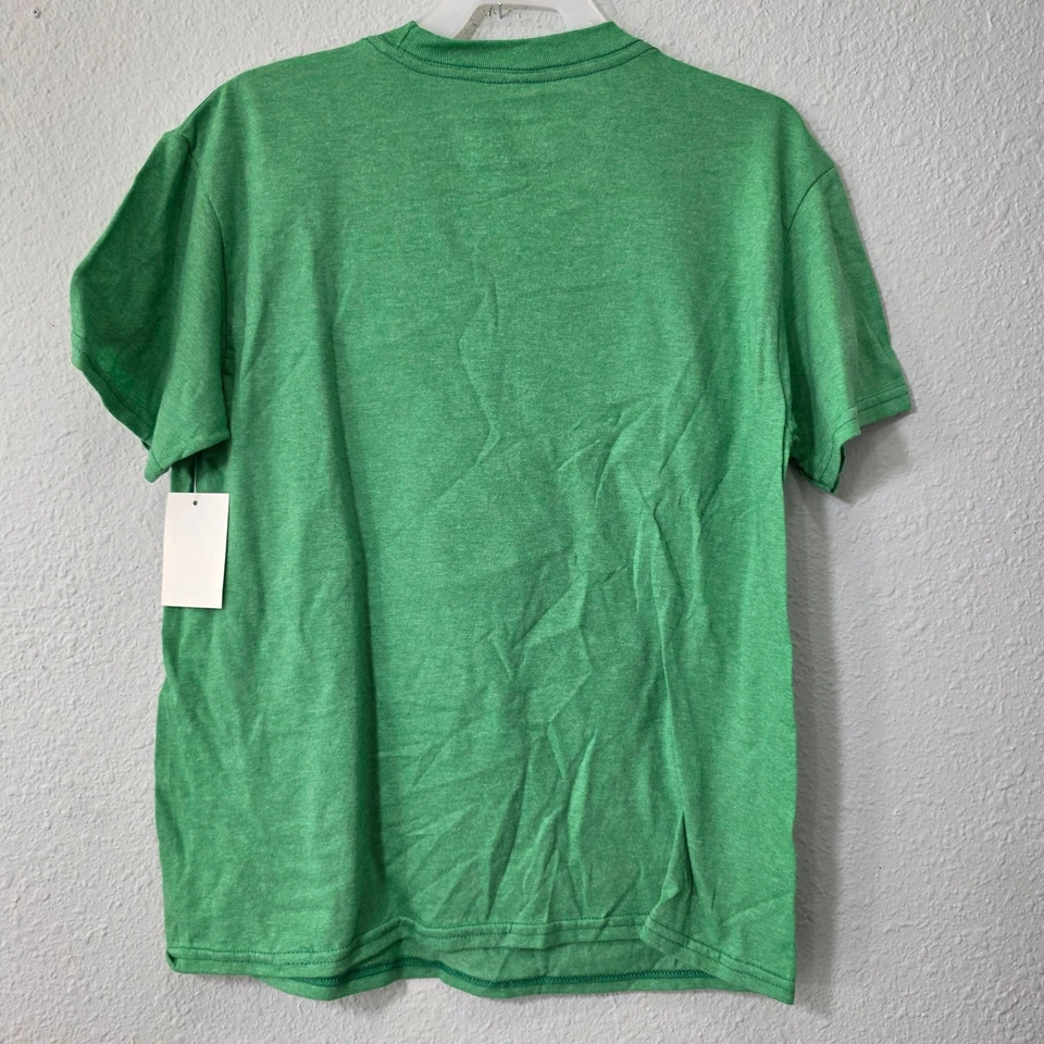 Camisa de cereal verde mascota duende Lucky Charms jóvenes niños nueva con etiquetas grande (10-12) Foto 3 de 4