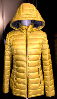 GINA LAURA Damen Stepp Jacke Gr. S, Gelbton, neu