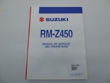 Suzuki RM-Z 450 2008 manuale di servizio del propietario ES 99011-28H50-029
