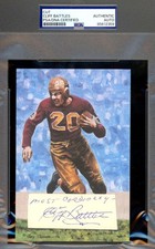 Cliff Battles PSA DNA Signed Goal Line Art Card Cut GLAC Autographed