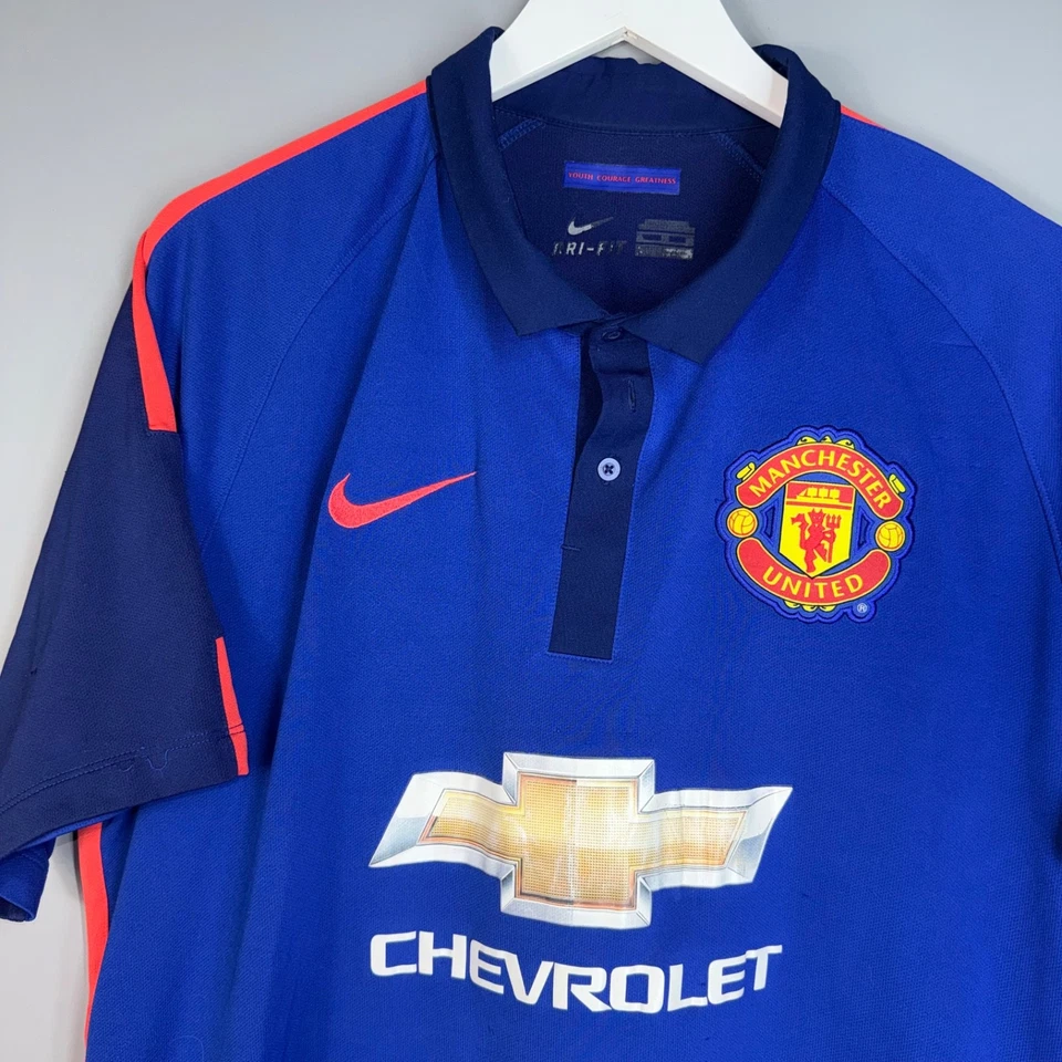 CAMISETA DE FUTBOL MANCHESTER UNITED 2014/2015 TERCERA NIKE #20 VAN PERSIE XL ADULTO Foto 3 de 4
