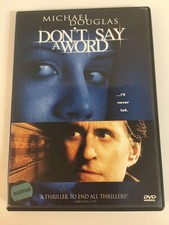 Don't Say A Word DVD Michael Douglas Ships Same Day With Tracking