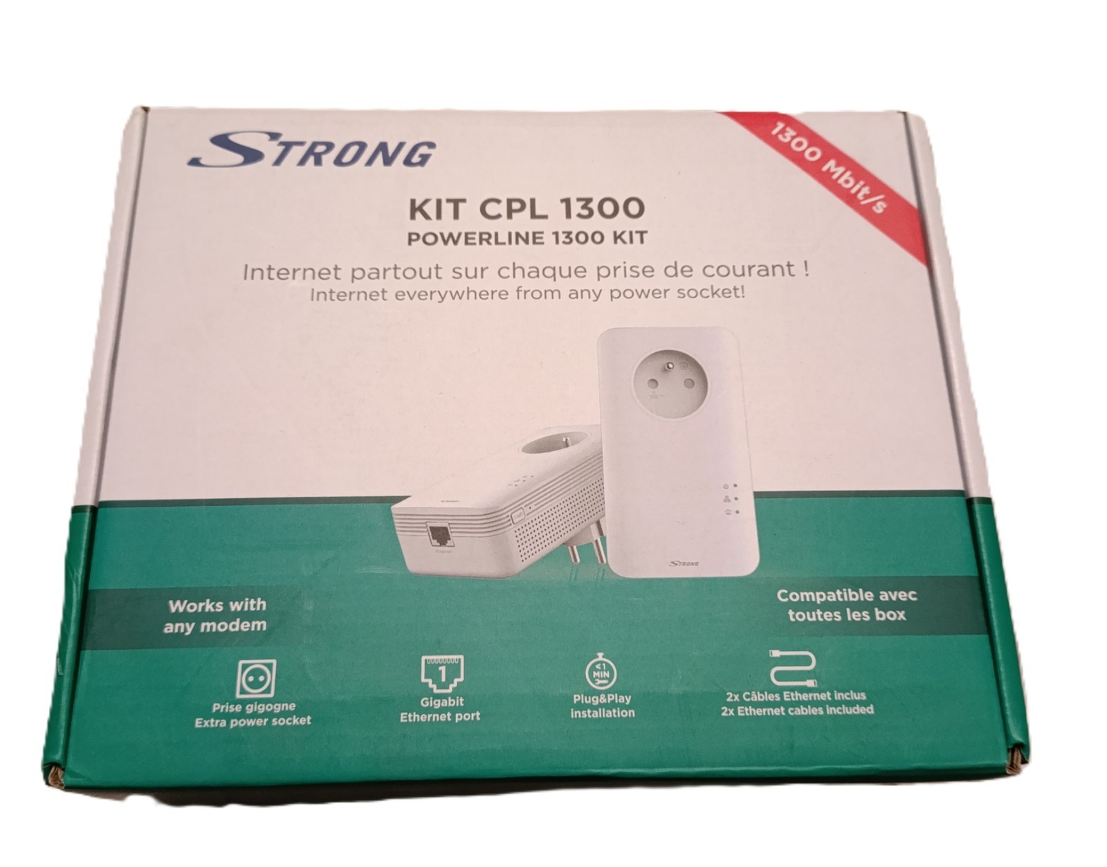 CPL 1300 Mbps STRONG pour résoudre les coupures WiFi sans configuration
