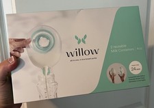 Willow Reusable Milk Collection Containers 4oz 2-Pack for Gen 2, 3.0, 360. 24mm