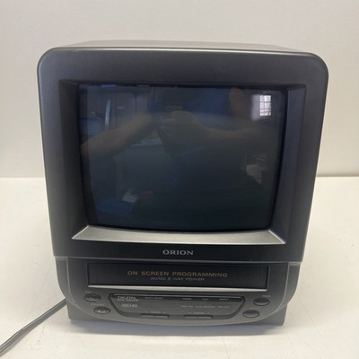 Orion TVCR0950A 9  CRT TV VCR Combo Turns On AV Input Works VHS Won t Play Parts