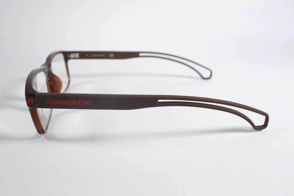 Calvin Klein Eyeglasses CKJ 19509 Unisex Brown 201 Full Rim Plastic Frames 55 mm - Image 3 of 4