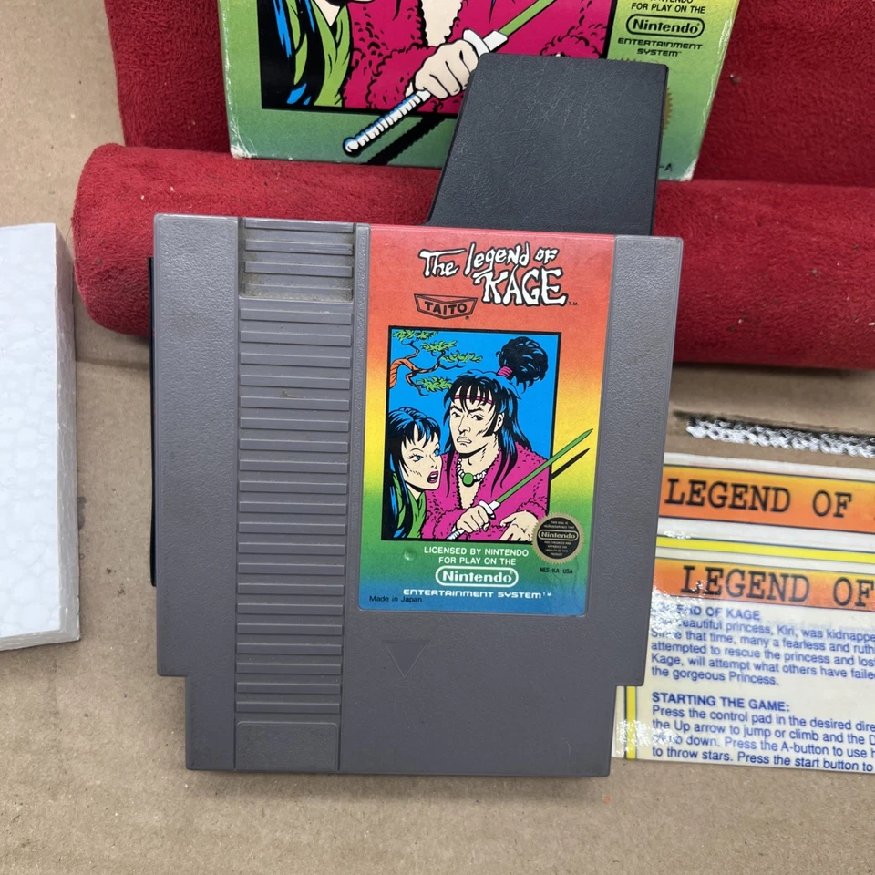 The Legend of Kage (Nintendo NES, 1987) Rev A CIB - Image 2 of 4