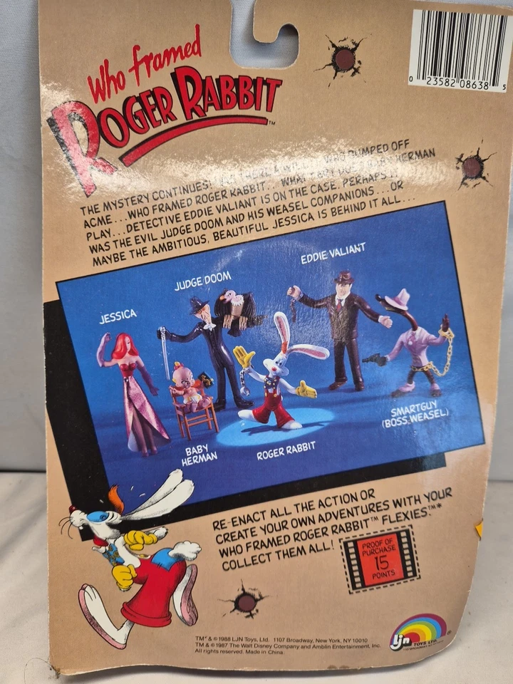 Figuras de acción Who Framed Roger Rabbit Eddie Valiant Foto 3 de 3