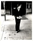 RH2 Original Photo MARY PICKFORD HANDPRINT SIDEWALK AT GRAUMAN'S CHINESE THEATER — photo 1