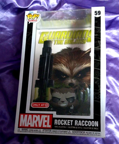 Funko Pop! Comic Book Cover with Case: Marvel - Rocket Raccoon - Target...