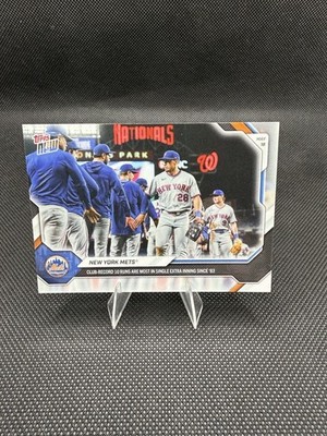2026 Topps Now New York Mets Score 10 In Xtras #216 /598 Print Run