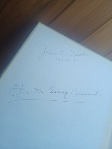 SIGNED Cajun French I James D. Faulk 1st Edition 1977 Hardcover - Picture 4 of 9