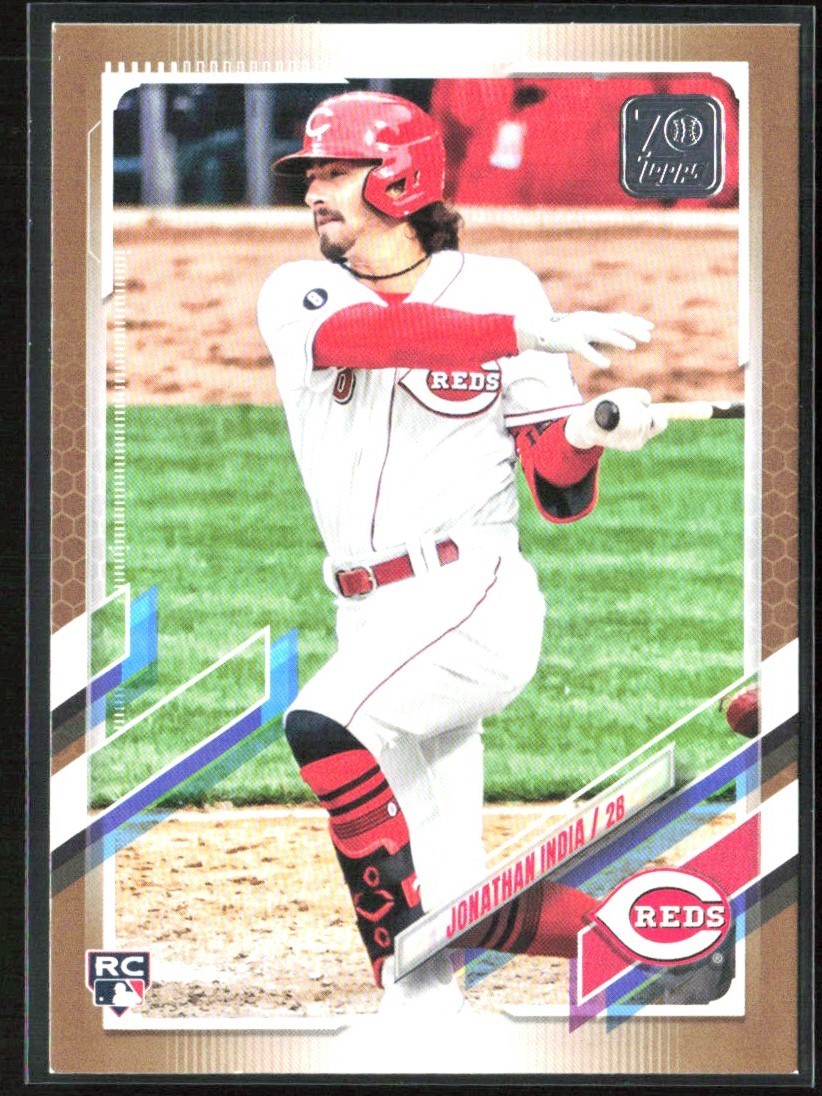 Jonathan India 2021 Topps Update Gold RC /2021 #US286 Cincinnati Reds
