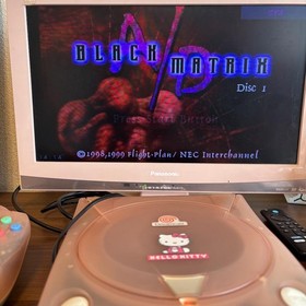 Sega Dreamcast DC Console HELLO KITTY Ver Clear Pink HKT-3000 Tested with Box