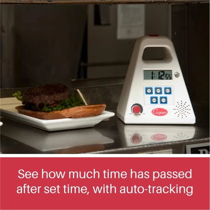 FT24-0-3 Large Single Station Digital Kitchen Timer with Volume Control, 24 H... - Image 3 of 4