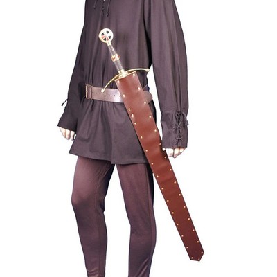 Mittelalter Schwert Frosch PU Leder Gürtelholster LARP Ren Faire Cosplay Wikinger Scheide