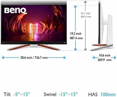 BenQ MOBIUZ EX3210U 32'' 4K UHD HDR IPS LCD Gaming Monitor for