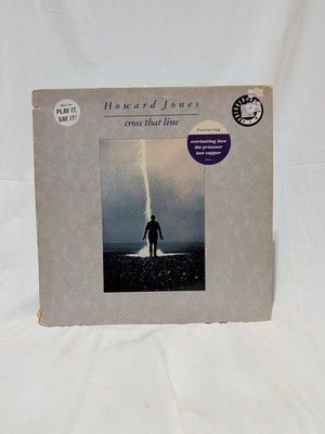 Howard Jones  Cross That Line  Vintage Vinyl LP Record VG+  With Insert  RARE PR
