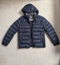 Eddie Pen Kinder Daunenjacke mit Kapuze dunkelblau | sehr guter Zustand