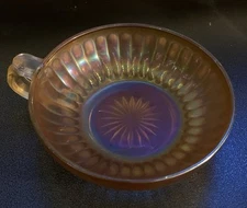 Vintage Jeanette Marigold Carnival Glass Candy Dish