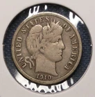 1910 BARBER DIME -- nice Fine+ (F+)