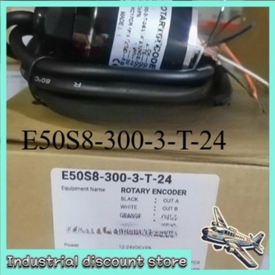 1X NEW Autonics Rotary Encoder E50S8-300-3-T-24 8mm Shaft, 300 PPR Fast Shipping