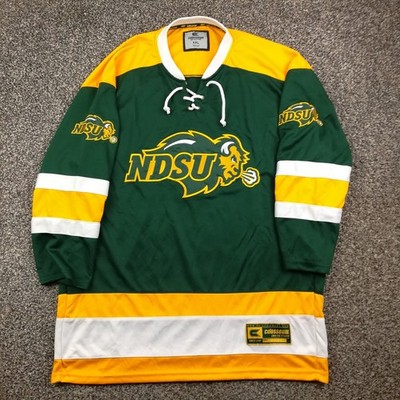 Vintage Colosseum North Dakota State Bison Ice Hockey Jersey Mens 2XL