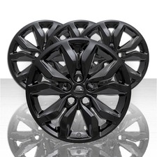 Set Of 4 18 10 Spoke Wheel Skins For 2016-2019 Chevy Impala - Gloss Black