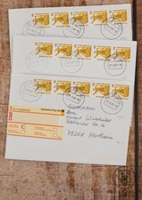 TOP - 3x Bundeswehra Poczta polowa 1997 SFOR Pokrowiec List polecony Francja