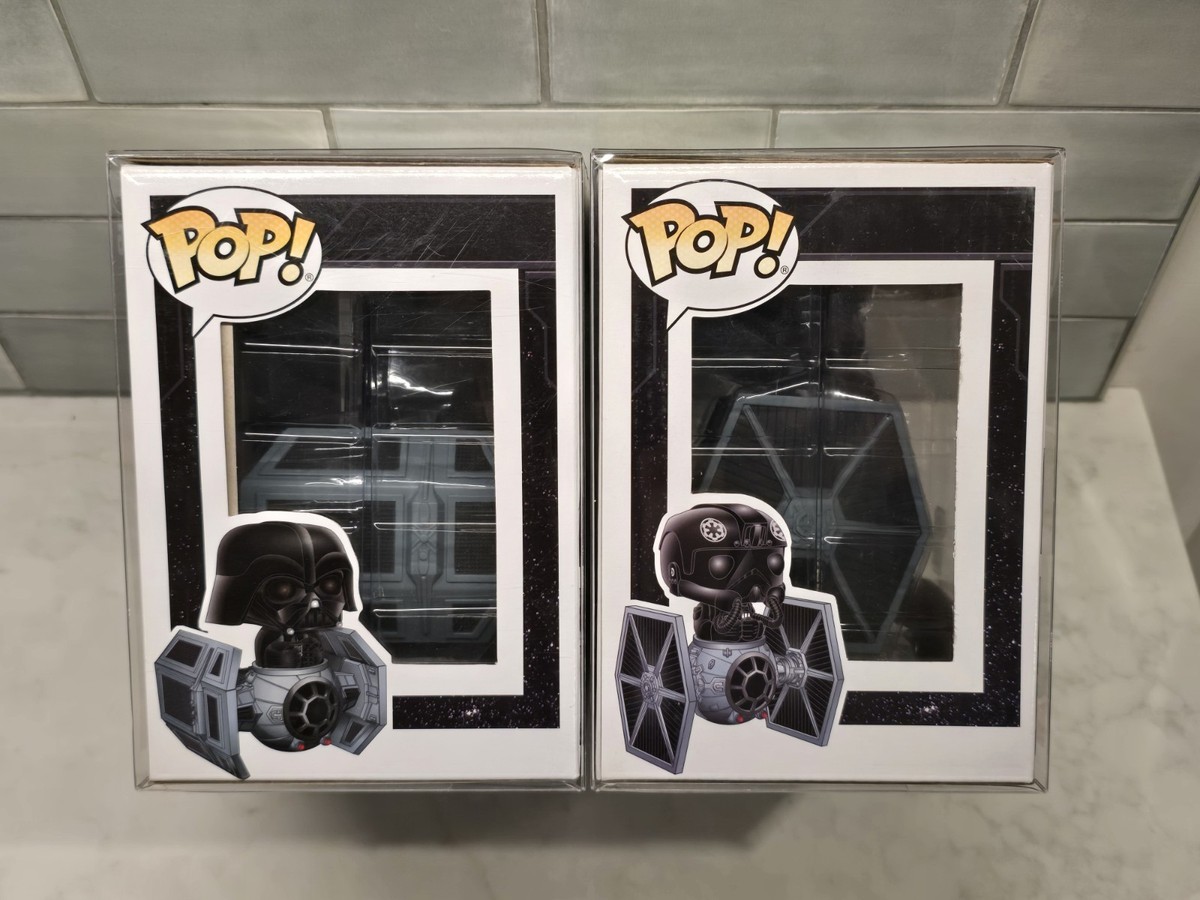 Funko Pop! Star Wars 176 Darth Vader With Tie Fighter & 221 Tie