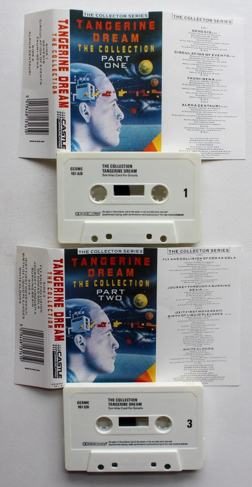 TANGERINE DREAM - THE COLLECTION (CASTLE CCSMC161-1/2) 1987 UK 2x CASSETTE SET - Image 2 of 3