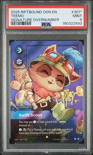 Teemo, Swift Scout graded PSA 9 for sale on eBay