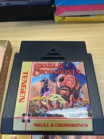 Skull & Crossbones (Nintendo NES 1990), CIB- Rare- original box tabs in tact!