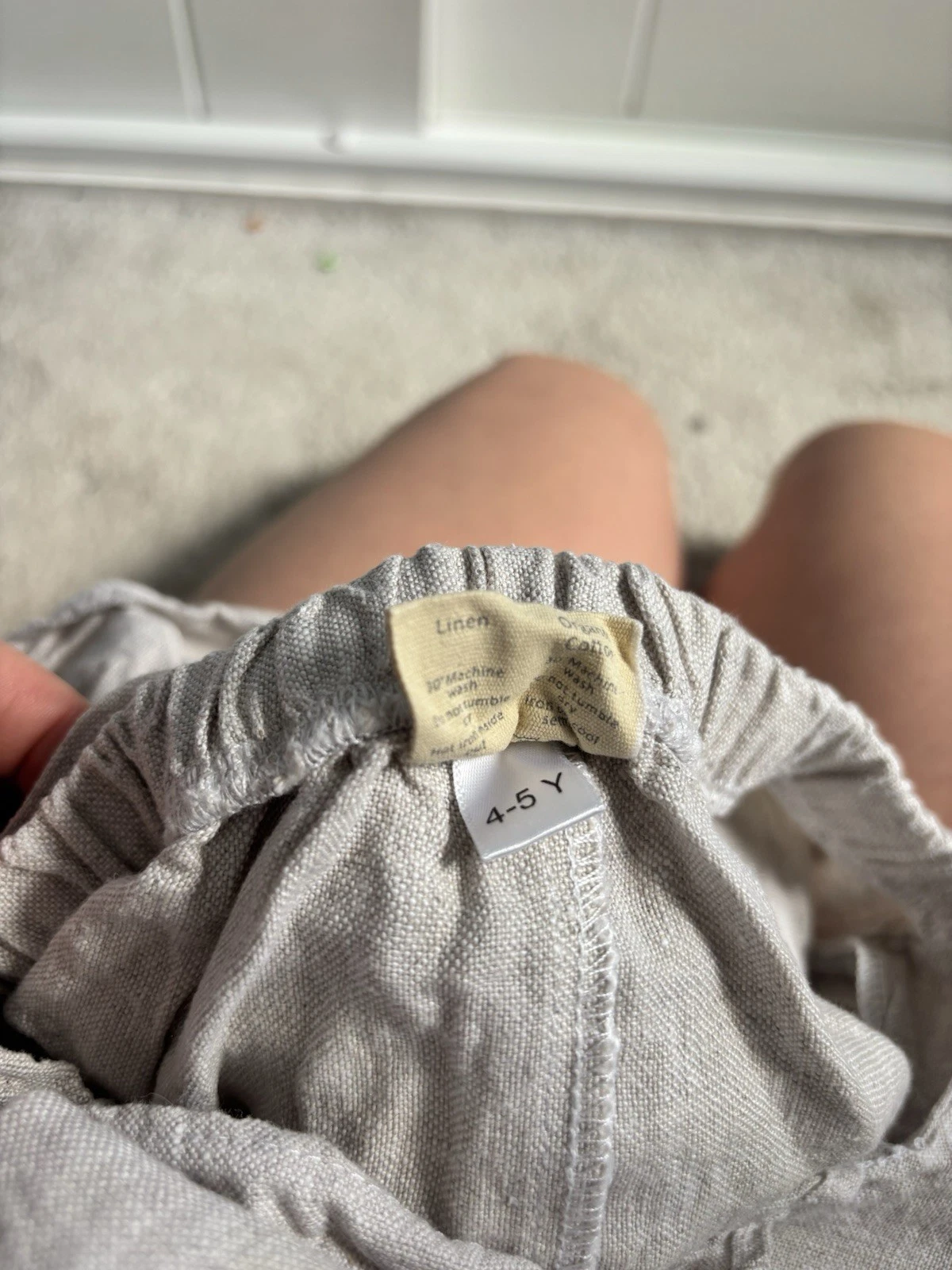 Abito Freya Lillie Celine tonalità naturale 100% lino in 4 5 anni pagato 69 99€