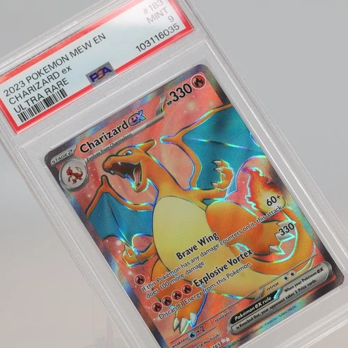 Pokemon TCG - Charizard ex 183/165 151 Ultra Rare  - PSA 9 MINT