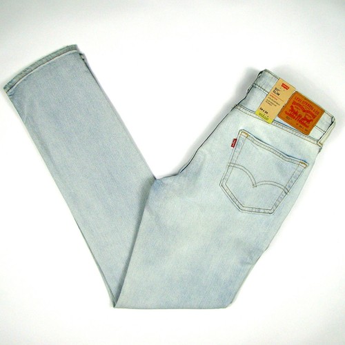 Levis 511 Jeans Slim Fit Size 34 x 34 LIGHT BLUE BLEACH Low Rise Slim Leg  NWT 194877489201 | eBay