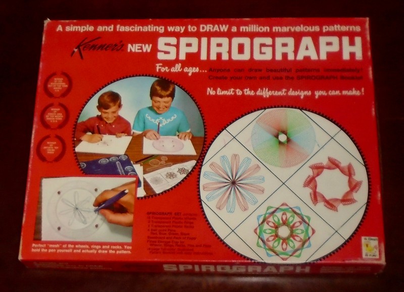 1967 SPIROGRAPH COMPLETE DRAWING SET KENNER'S #401 w/ORIGINAL FAO SCHWARZ LABEL
