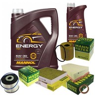Inspektionspaket 6L Energy 5W-30 FüR Ford Mondeo Iv Turnier 2.0 Tdci Galaxy