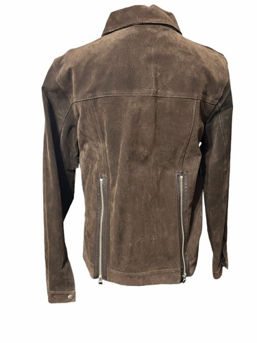 O'NEIL Daytona 500 Brown Suede Trucker Jacket Women’s Size Large NWT - Picture 3 of 13