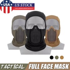 Tactical Balaclava Mesh Mask Military Dustproof Airsoft Full Face Protection Men
