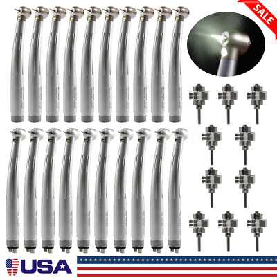 1-10* Kavo Style Dental LED E-generator Fiber Optic High Speed Handpiece 4/2H dr