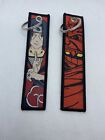 Naruto Anime Manga Uchiha Itachi Susano Embroidered Jet Tag Keychain