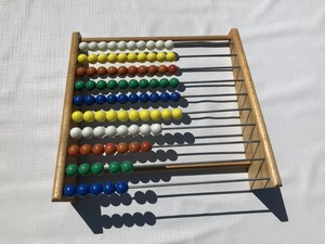 large wooden abacus