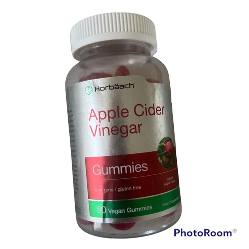 Horbaach Apple Cider Vinegar Gummies 90 Count Natural Apple Exp 062024