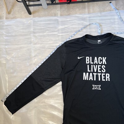 Nike Black Lives Matter T Shirt Men's 2XL BIG 12 NCAA Team