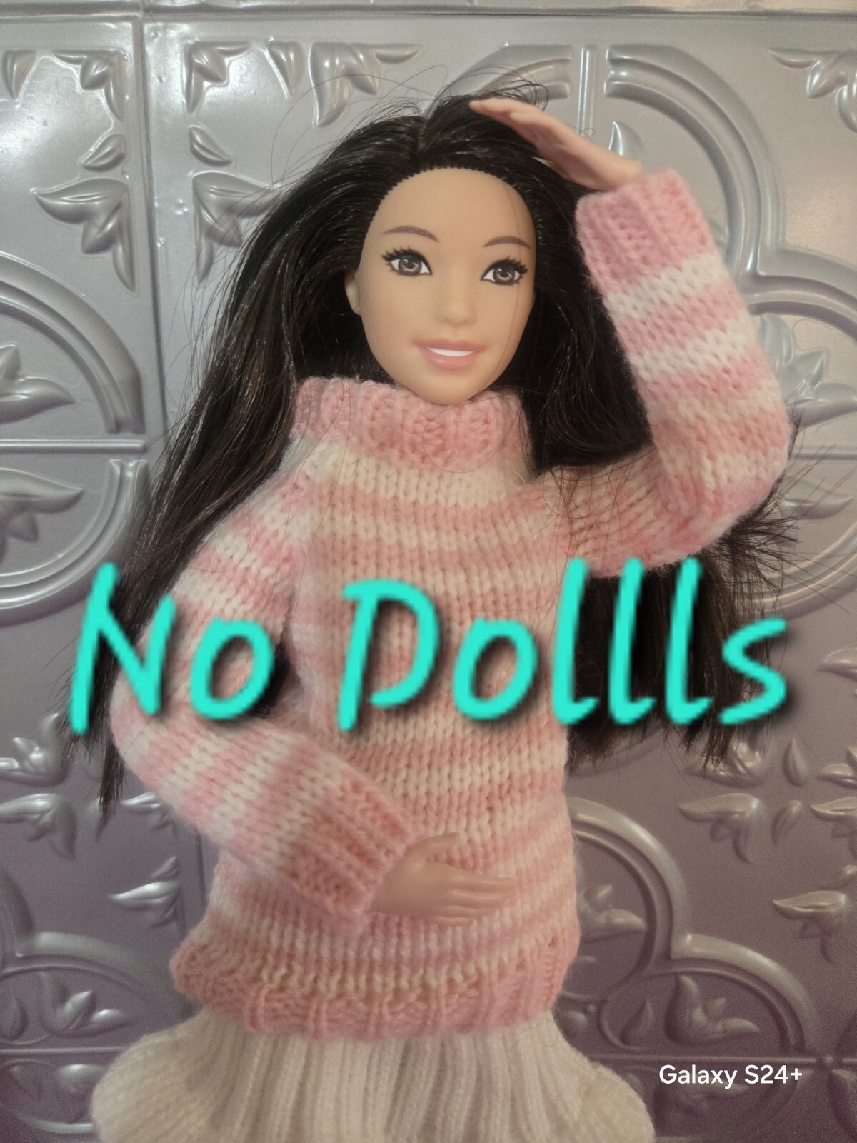 Curvy andPetite Barbie Sweater Outfit ~ Quality Made-to-move NO DOLL  #3 Pc Set