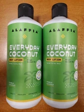 2 Bottles: Alaffia EveryDay Coconut Body Lotion 16oz (Exp. 1/26) (7150) R1P3